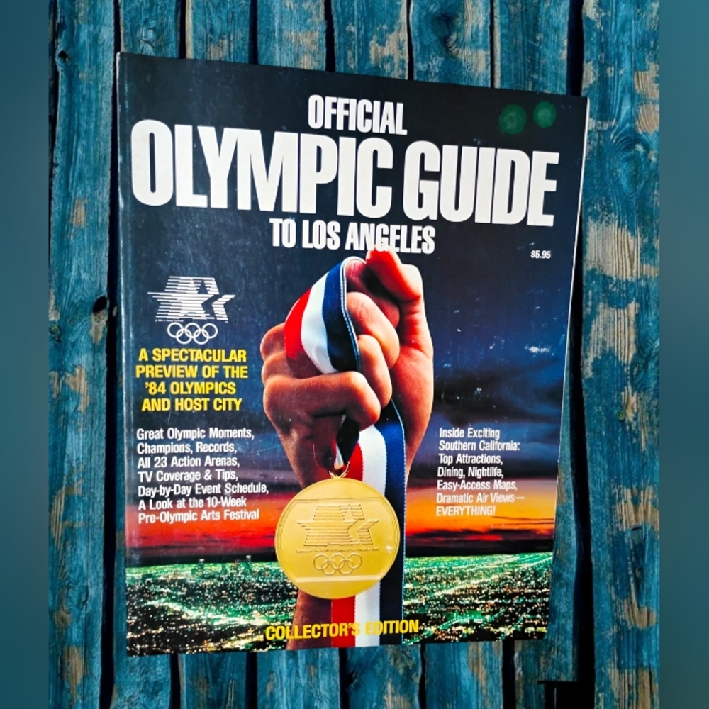 Vintage Official 1984 Los Angeles Olympics Guide Collector's Edition